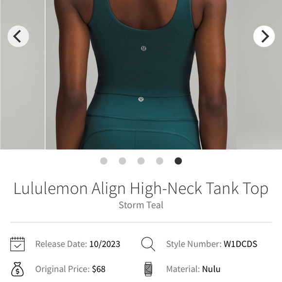 Lululemon Align Nulu high neck tank size 2 - Picture 6 of 6